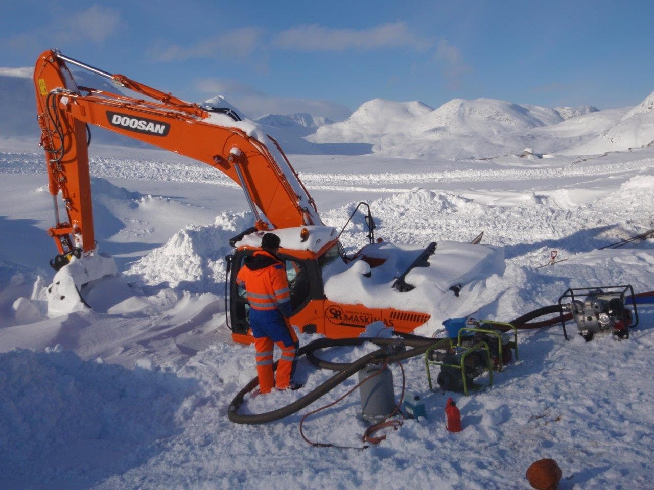 Gravemaskin Tafjordfjella bilde 8